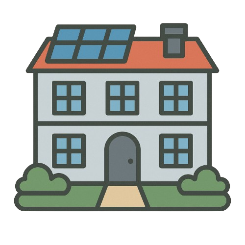 4+ Bedrooms house illustration