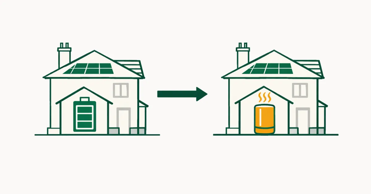 Illustration accompanying Solar diverters: turning surplus into hot water